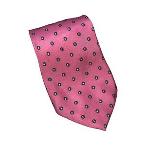 Austin Grey pink back w green yellow and purple eye print 100%silk made in italy